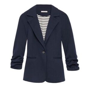 41 Hawthorn Benson 3/4 ruches Sleeve Blazer NWOT